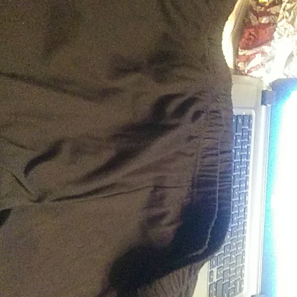 Knit pull on pants